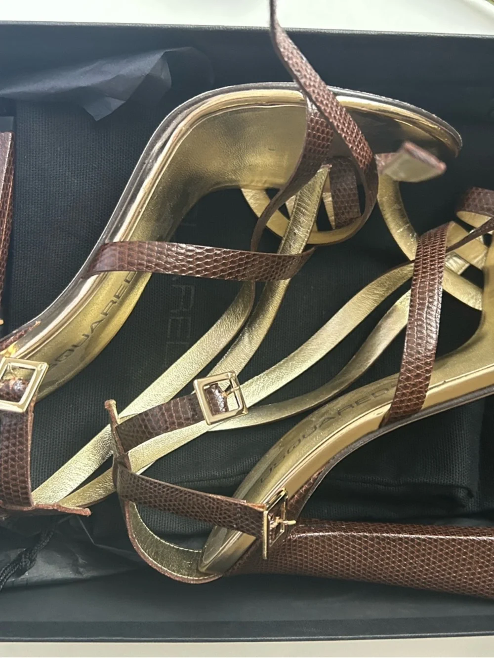 Dsquared2 Lizard Sandals - Picture 5 of 5